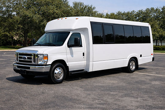 18-passenger minibus available for charter in Wenatchee, WA